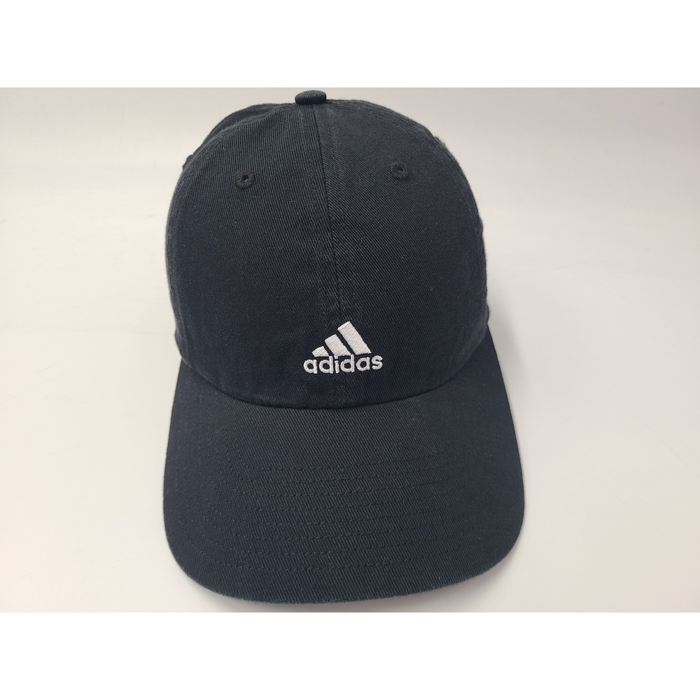 Women Adidas Aeroready Strapback Adjustable Hat Cap‎ Cotton Casual Black White